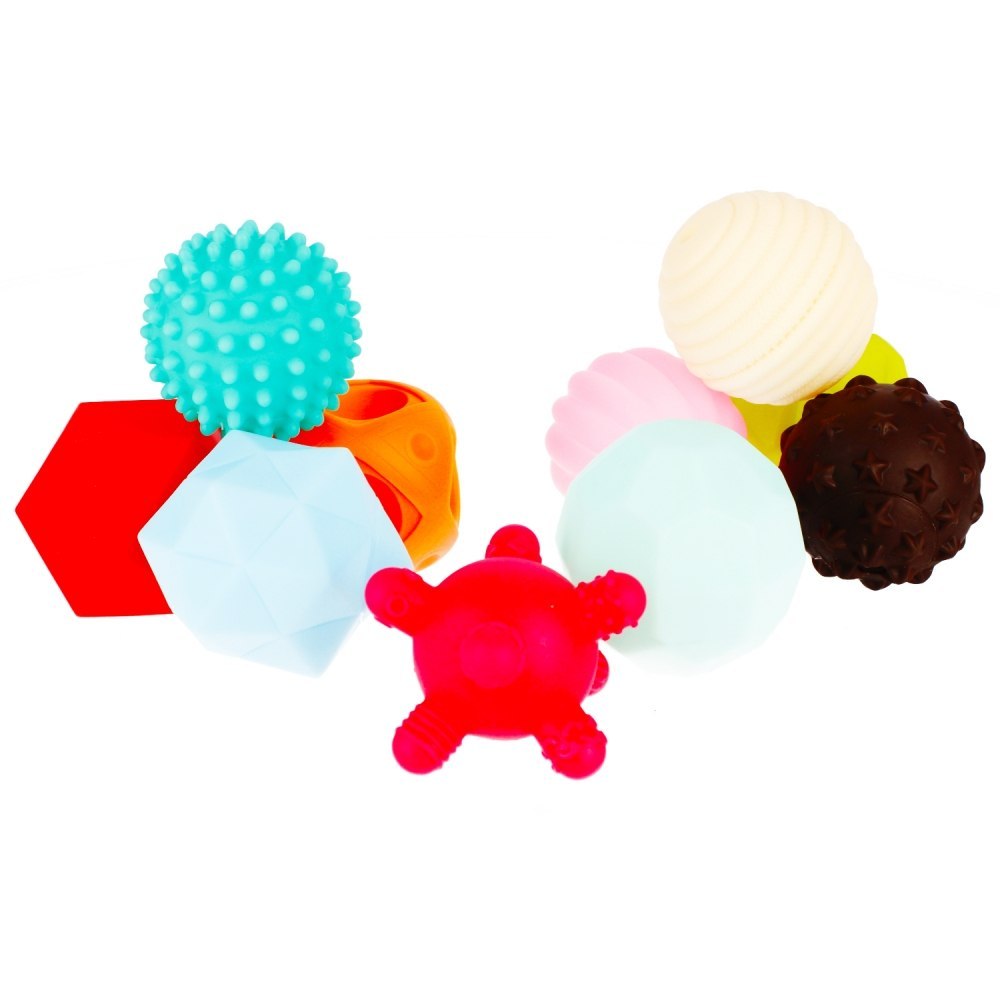 SOFT SENSORY BALLS SET OF 10 MEGA CREATIVE 482845